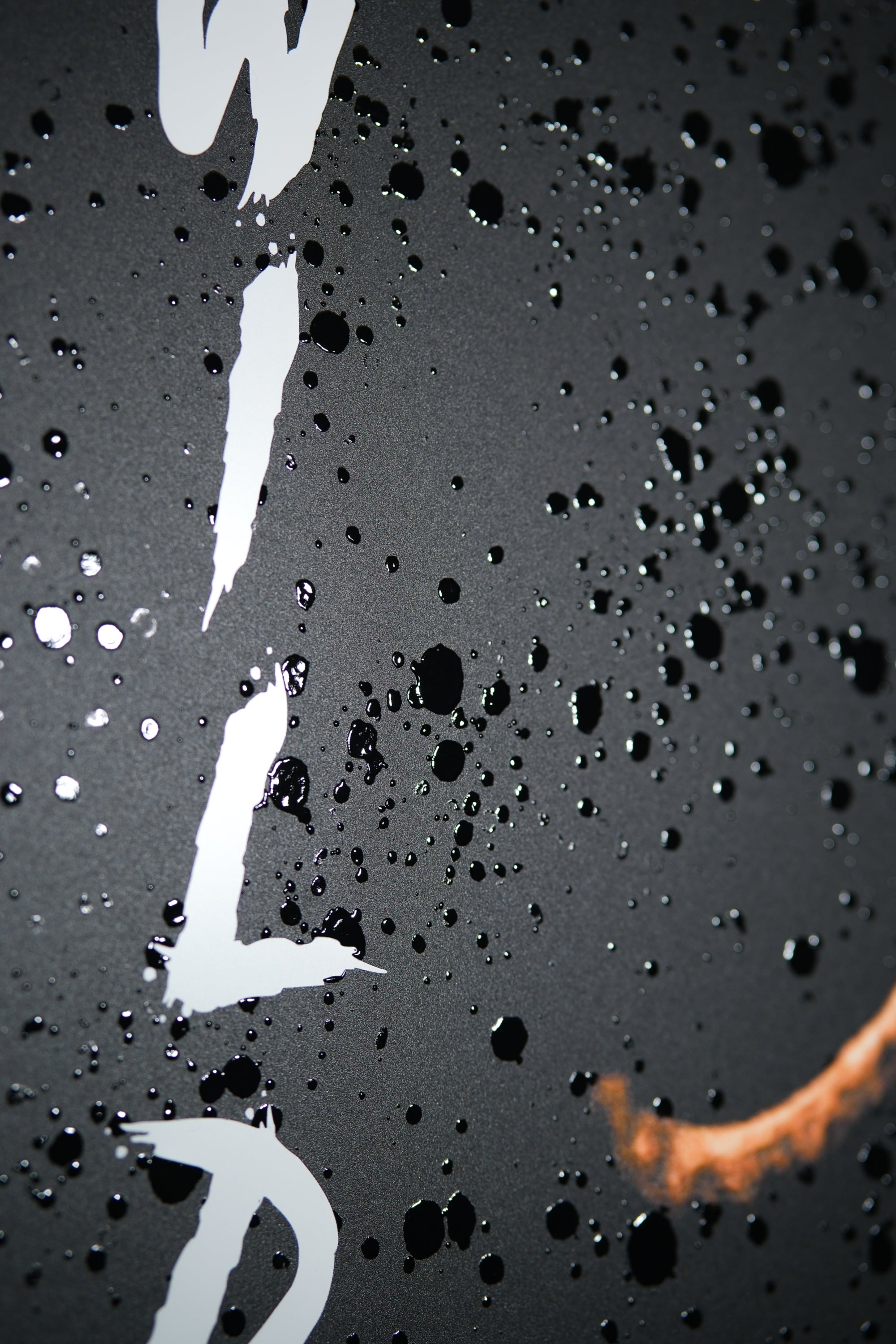 Lacquer Rain King — Haptic 3D Embossed + Pure Gloss Lacquer Print