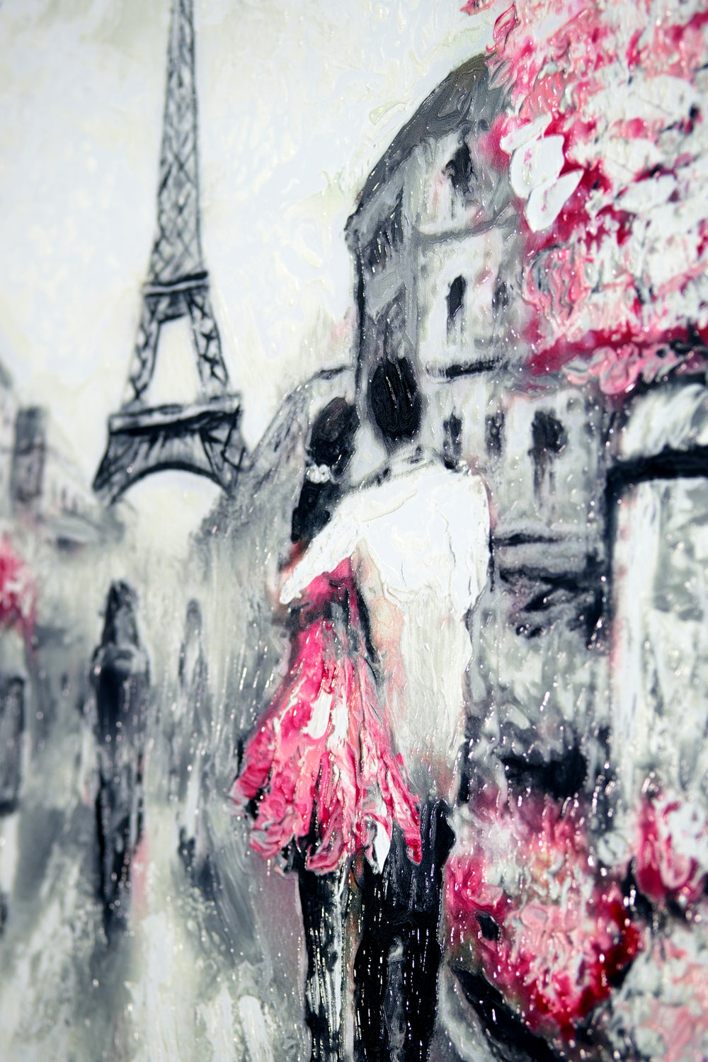 Paris in Bloom — Haptic 3D Embossed + High-Gloss Lacquer Print
