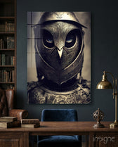 The Beak Glass Wall Art || Designer Collection - Lifestyle preview in a designer interior