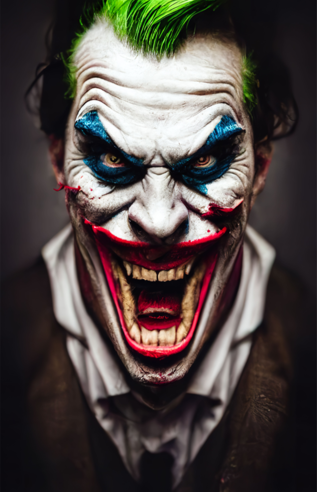 The Smile of Joker Glass Art || Designer Collection
