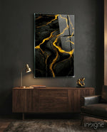 Slit Glass Art  || Designers Collection - Lifestyle preview in a designer interior
