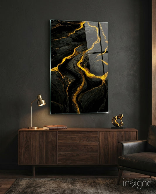 Slit Glass Art  || Designers Collection - Lifestyle preview in a designer interior