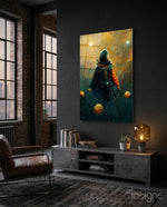 To the Freedom Glass Wall Art || Designer Collection - Lifestyle preview in a designer interior