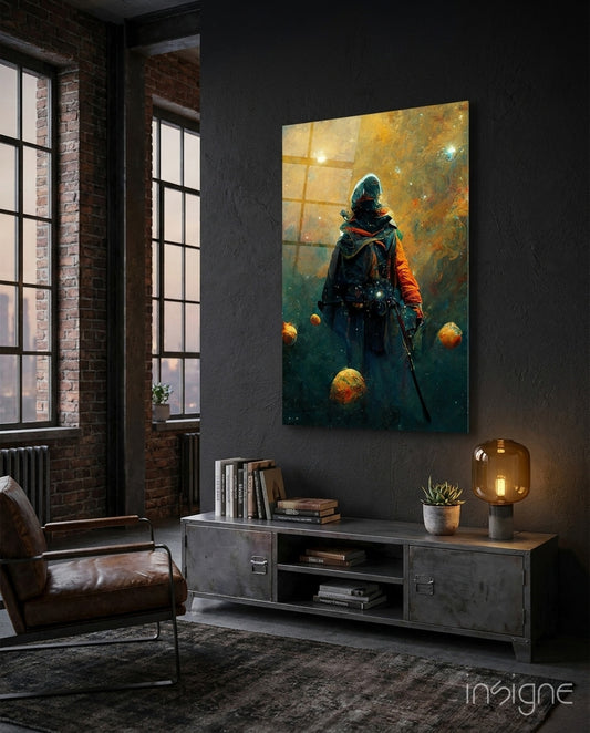 To the Freedom Glass Wall Art || Designer Collection - Lifestyle preview in a designer interior