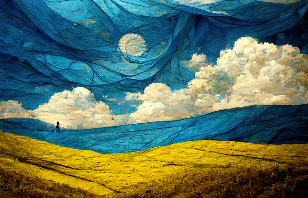 Dancing Sky Glass Art  || Designers Collection