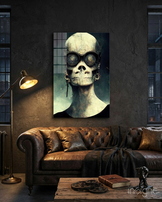 No Talk Glass Art  || Designer Collection - Lifestyle preview in a designer interior