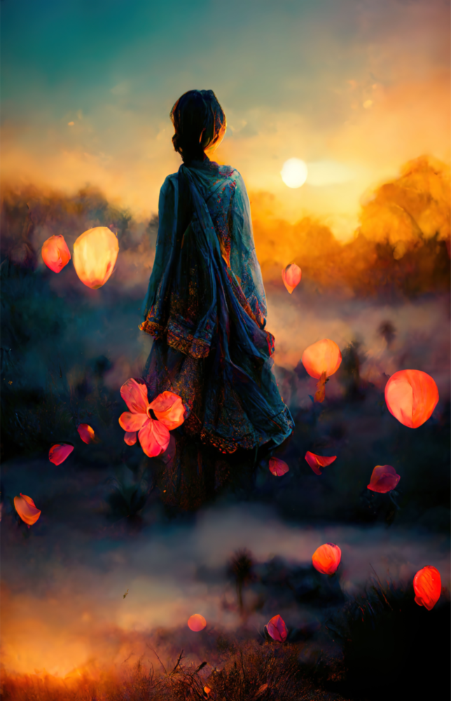 Towards Sunset Glass Wall Art || Designer Collection