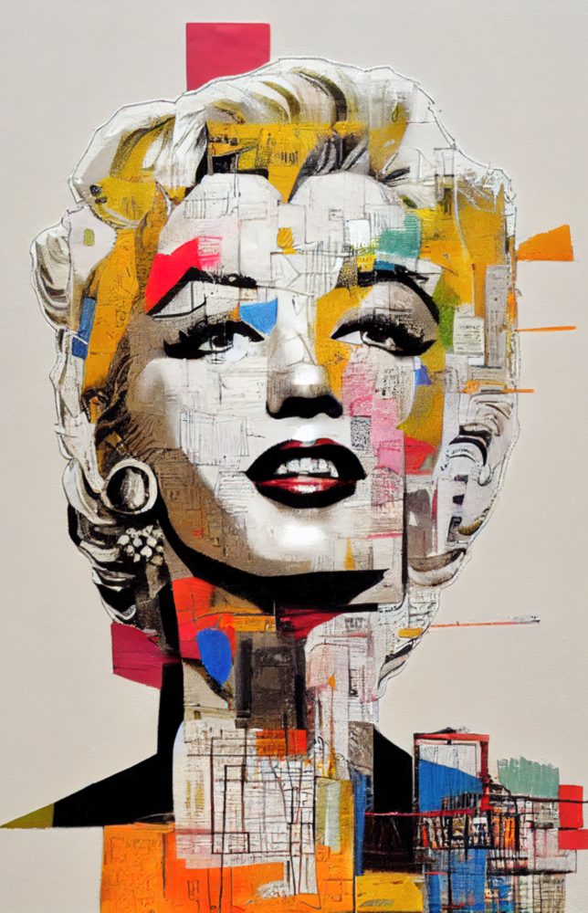 Marilyn Monroe Glass Wall Art  || Designer Collection