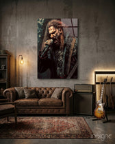 Rockerz Glass Wall Art  || Designer Collection - Lifestyle preview in a designer interior