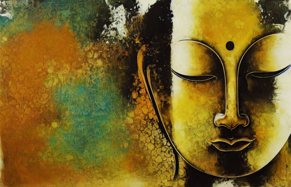 Buddha Glass Wall Art  || Designer Collection