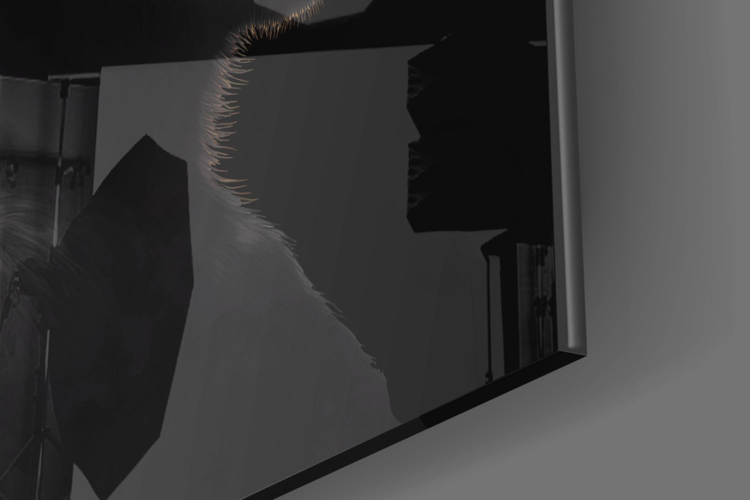 3 Wise Monkey Glass Wall Art  || Designer Collection | Insigne Art Design.