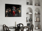 3 Wise Monkey panel adding editorial drama to a gaming room