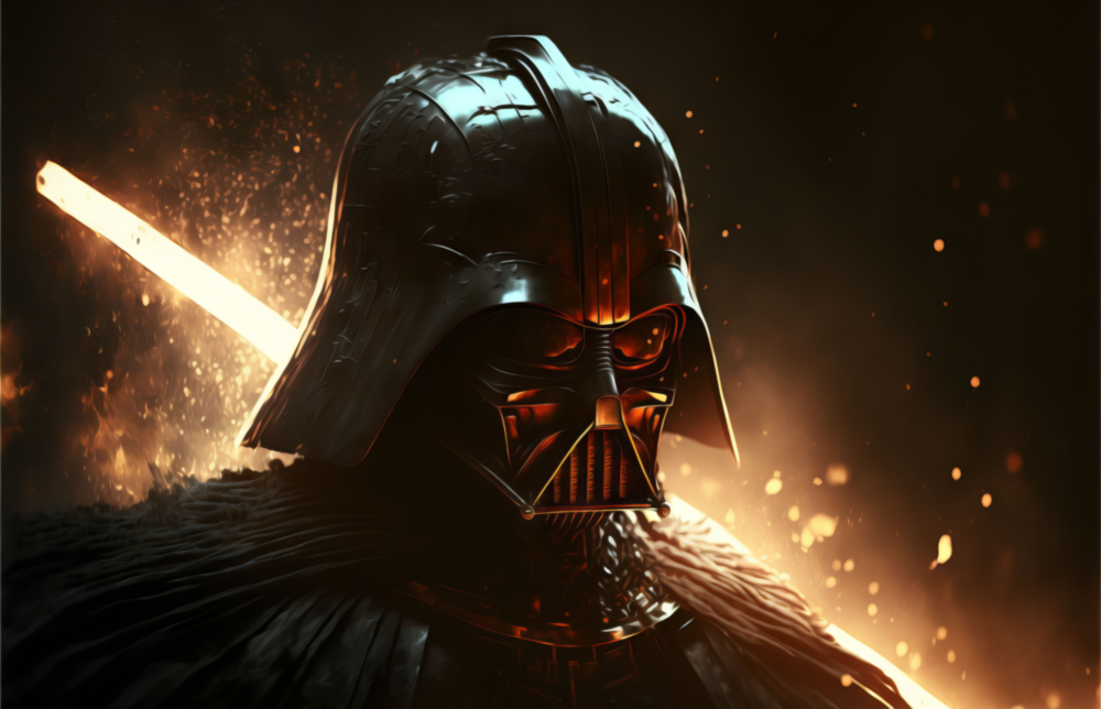 Darth Vader Glass Wall Art  || Designers Collection