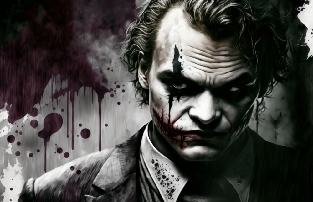 Joker Glass Wall Art  || Designer Collection
