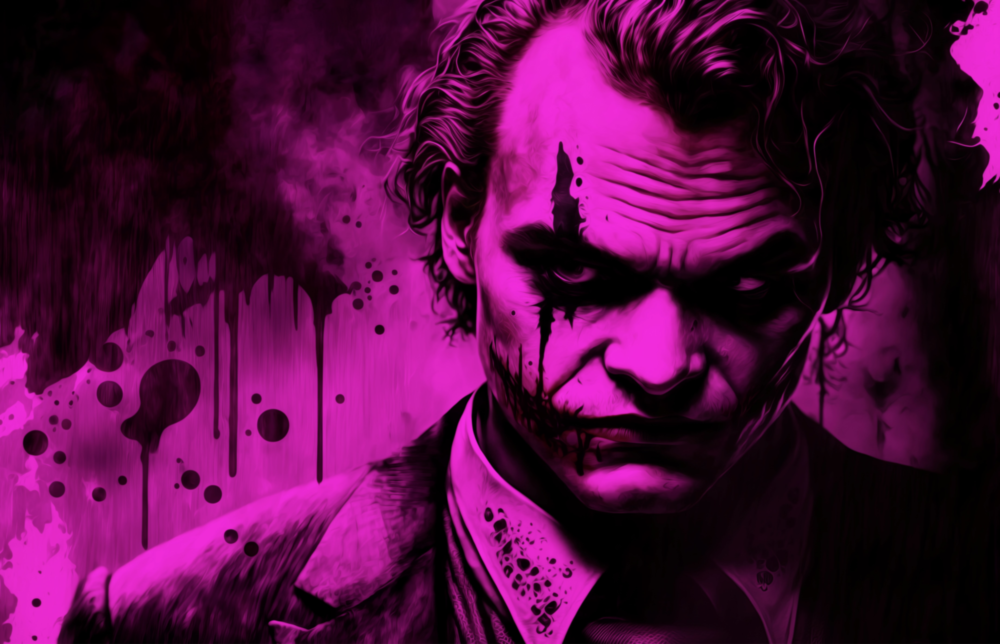 Joker Glass Wall Art  || Designer Collection