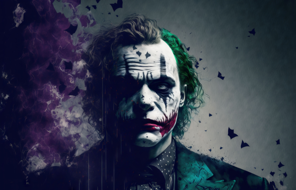Joker Glass Wall Art  || Designer Collection