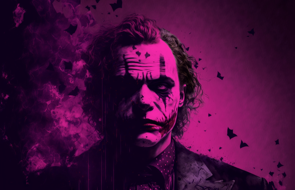 Joker Glass Wall Art  || Designer Collection