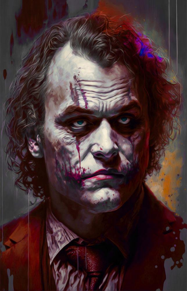 Joker Glass Wall Art  || Designer Collection