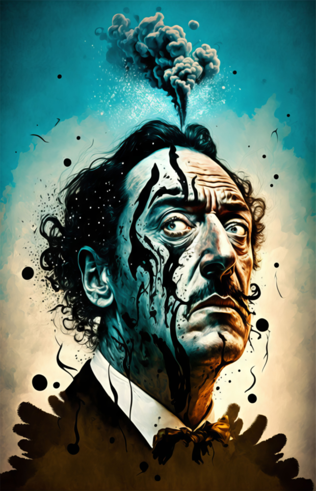 Salvador Dali Glass Wall Art  || Designer Collection