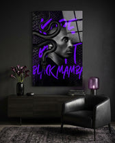 Basketball Star in Motion Glass Wall Art || Designer Collection