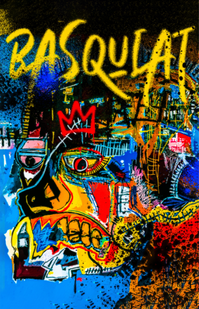 Style of Jean-Michel Basquiat Glass Wall Art || Designer Collection