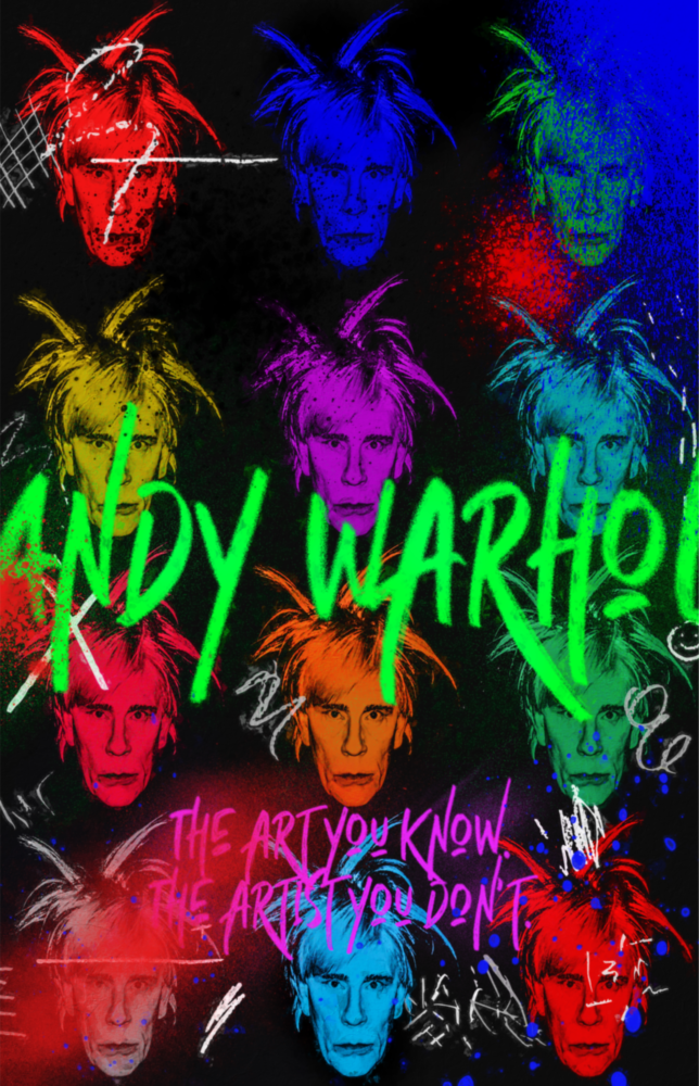 Andy Warhol and Himself Glass Wall Art || Designers Collection