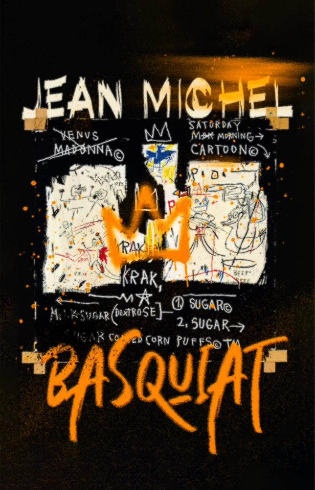 Style of Jean-Michel Basquiat Glass Wall Art || Designer Collection