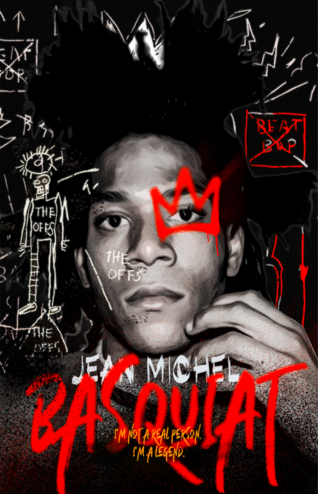Jean-Michel Basquiat Glass Wall Art || Designer Collection