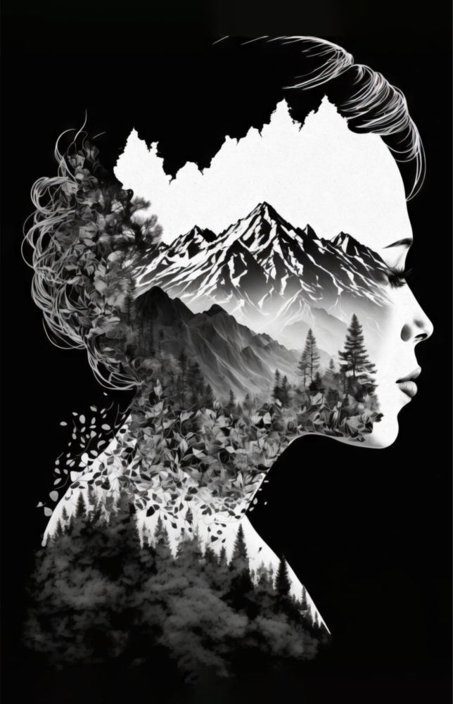 Forest in my Mind Glass Wall Art || Designer Collection