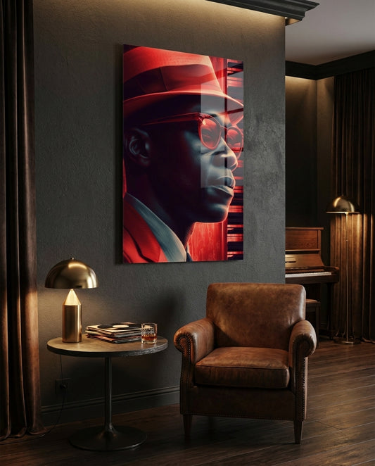 Jazz  Glass Wall Art || Designer Collection