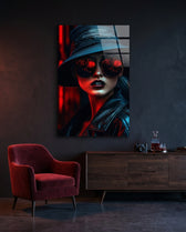 Style and Woman Glass Wall Art || Designer Collection