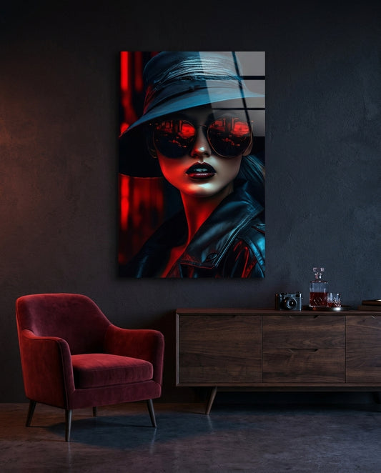 Style and Woman Glass Wall Art || Designer Collection