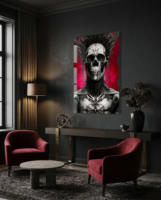 Warrior Glass Wall Art || Designer's Collection