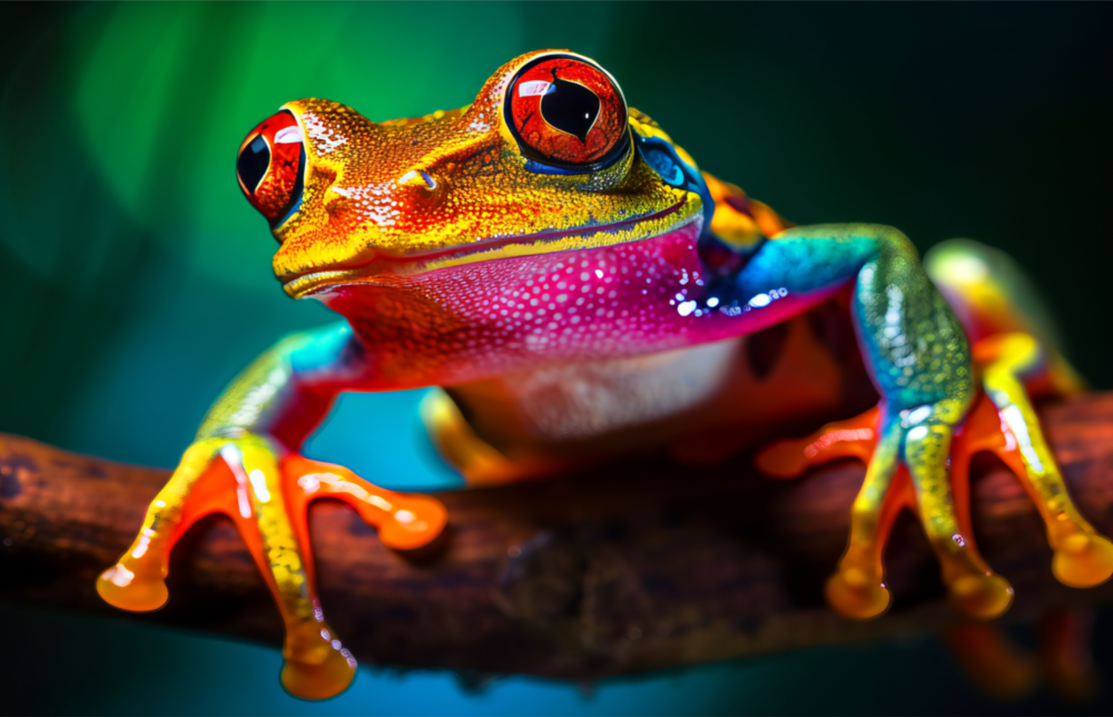 Froglet Glass Wall Art || Designer Collection