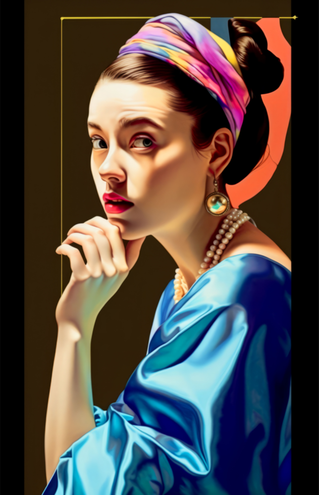 Girl With A Pearl Earring Glass Wall Art || Designer Collection