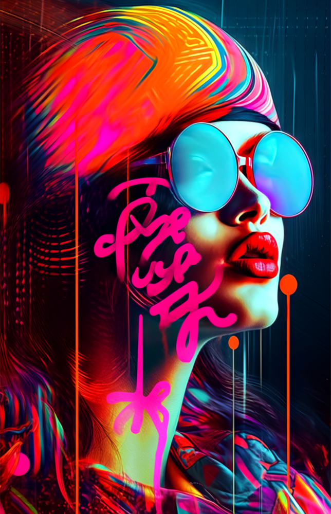 Lips and Looks Glass Wall Art || Designer Collection