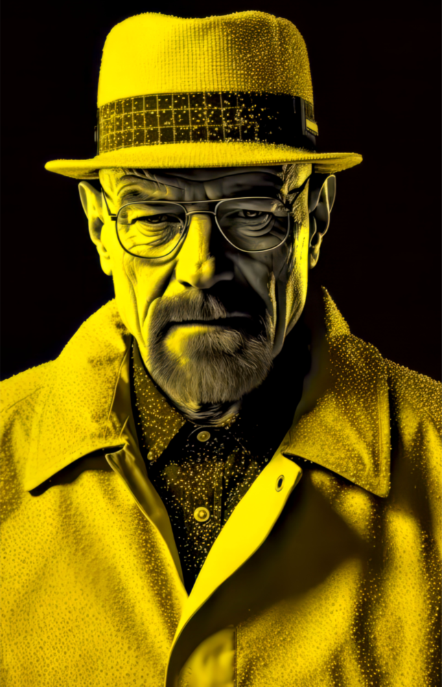 Heisenberg Glass Wall Art || Designer Collection