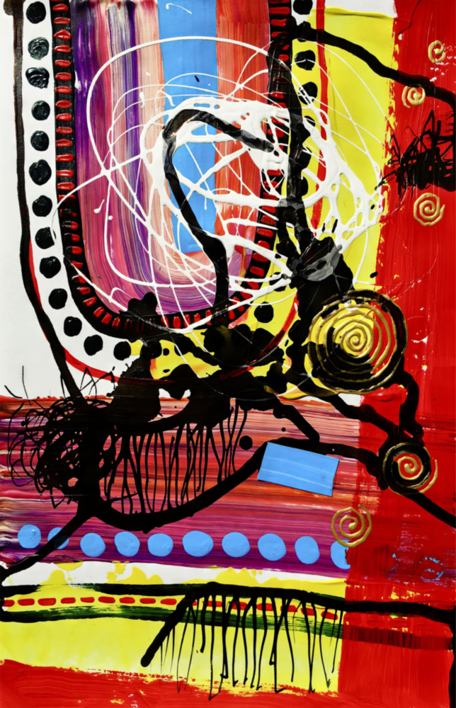 Dance of Abstract Lines || Designer Collection