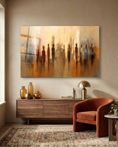 Silhouettes Glass Wall Art || Designer Collection