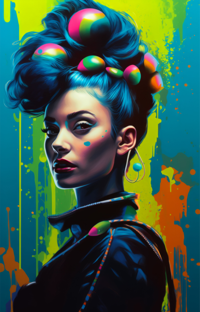 Hair Style Glass Wall Art || Designer Collection