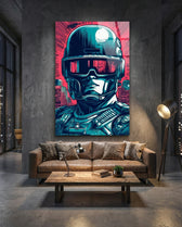 Mission Glass Wall Art || Designer Collection