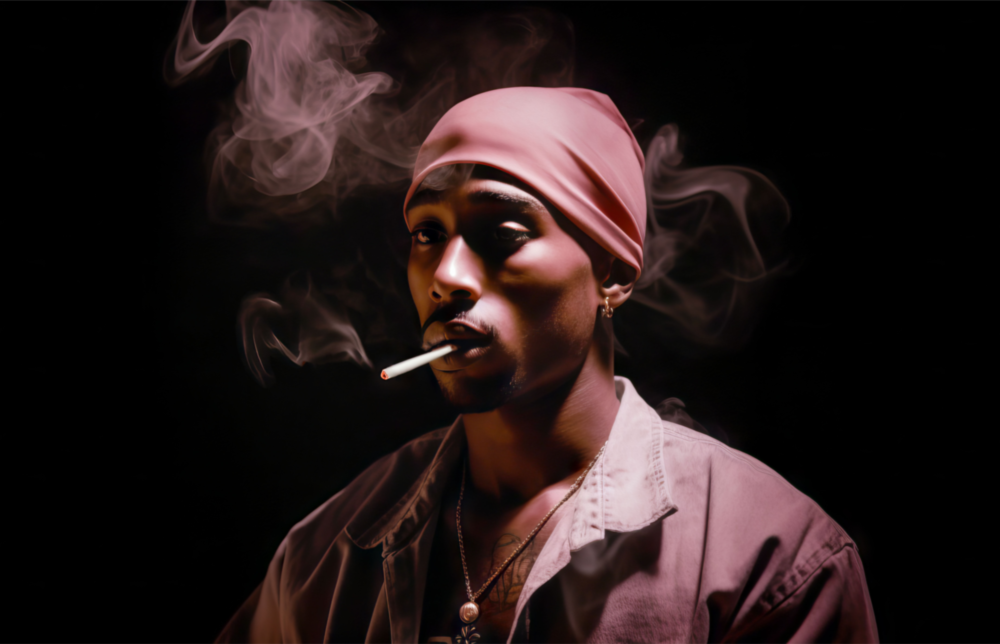 Tupac Glass Wall Art || Designer Collection