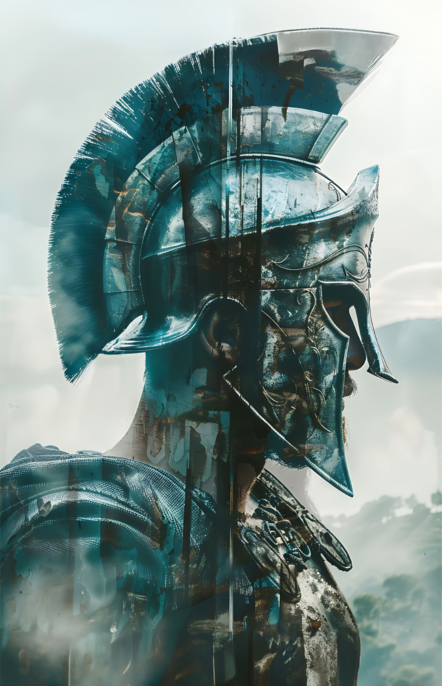 Gladiator Glass Wall Art || Designer Collection