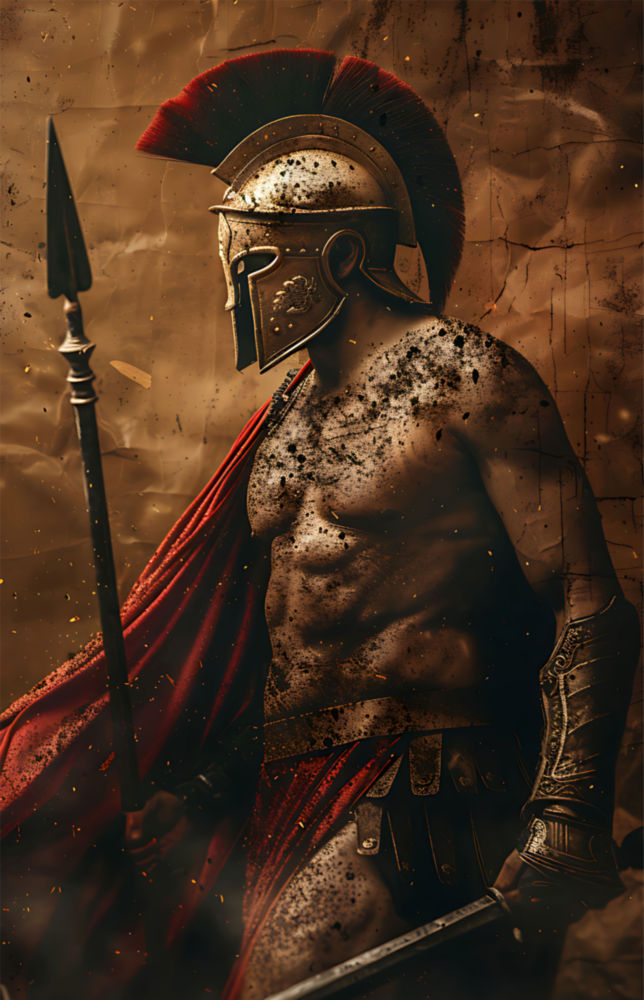 Gladiator Glass Wall Art || Designer Collection