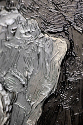 Titanium Terra Impasto — 3D Haptic Embossed High-Gloss Luxury Wall Art