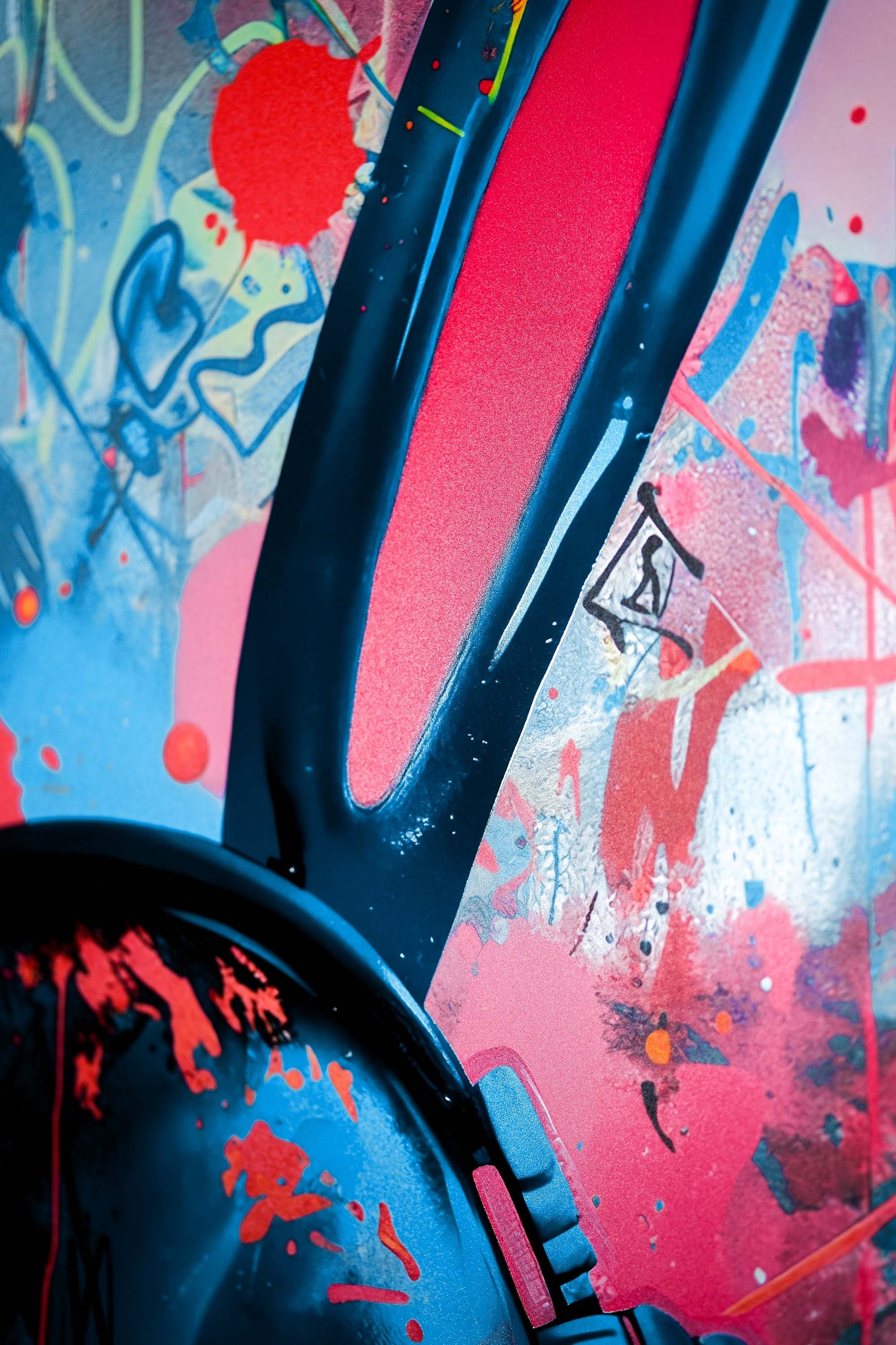 Urban Rebel Bot — 3D Haptic Embossed High-Gloss Luxury Wall Art