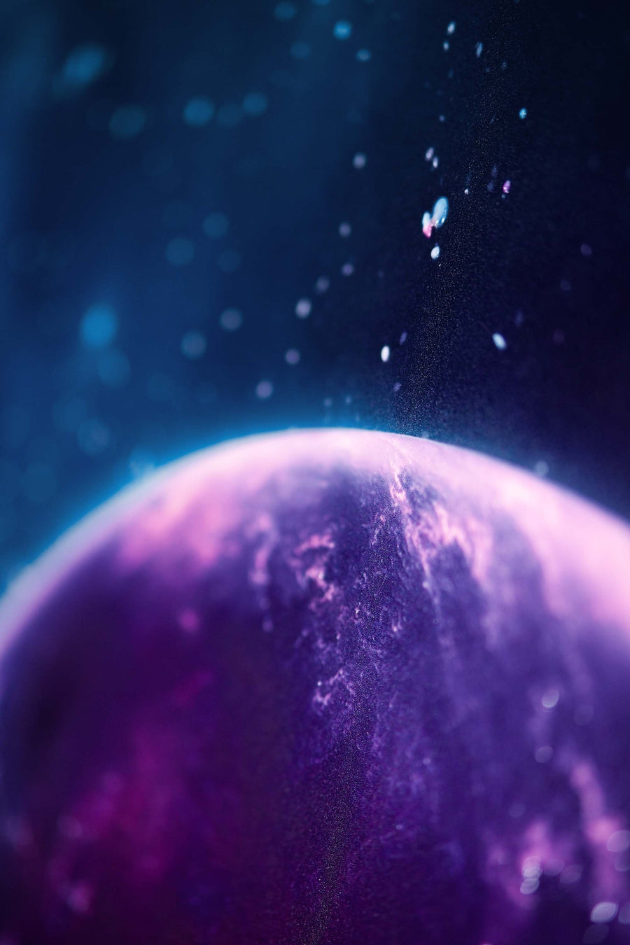 Cosmic Lunar Solitude — 3D Haptic Embossed High-Gloss Luxury Wall Art