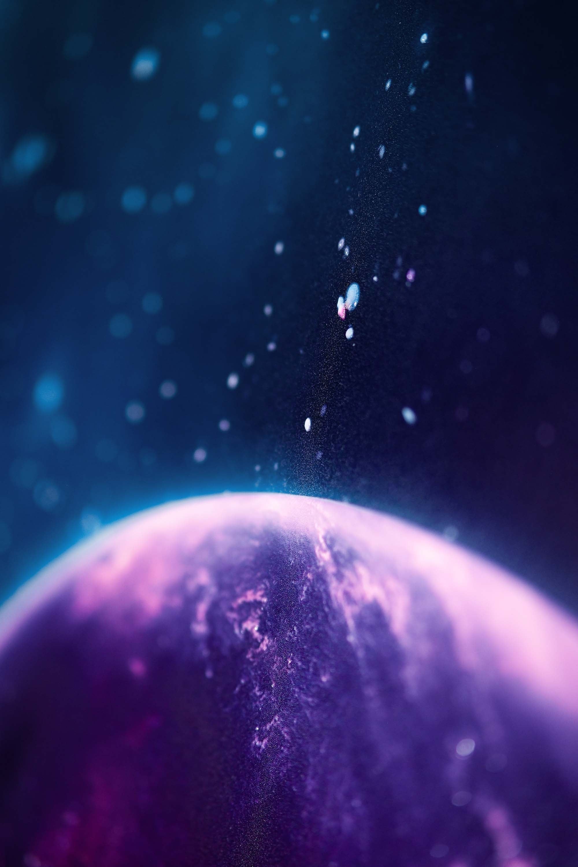 Cosmic Lunar Solitude — 3D Haptic Embossed High-Gloss Luxury Wall Art