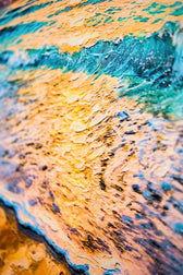 Splendore della costa azzurra — Quadro da parete di lusso 3D a rilievo aptico ad alta lucentezza