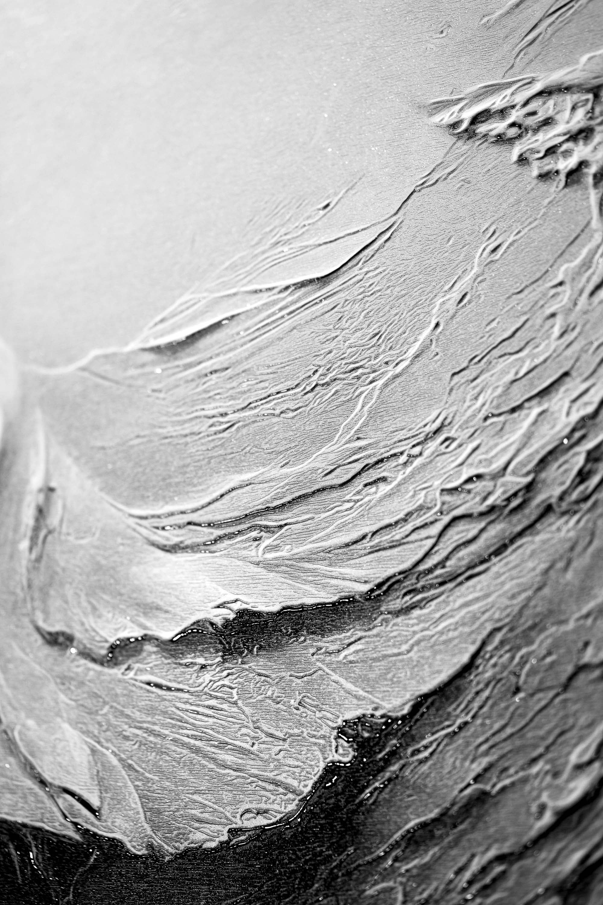 Alabaster Muse & Butterflies — 3D Haptic Embossed High-Gloss Luxury Wall Art